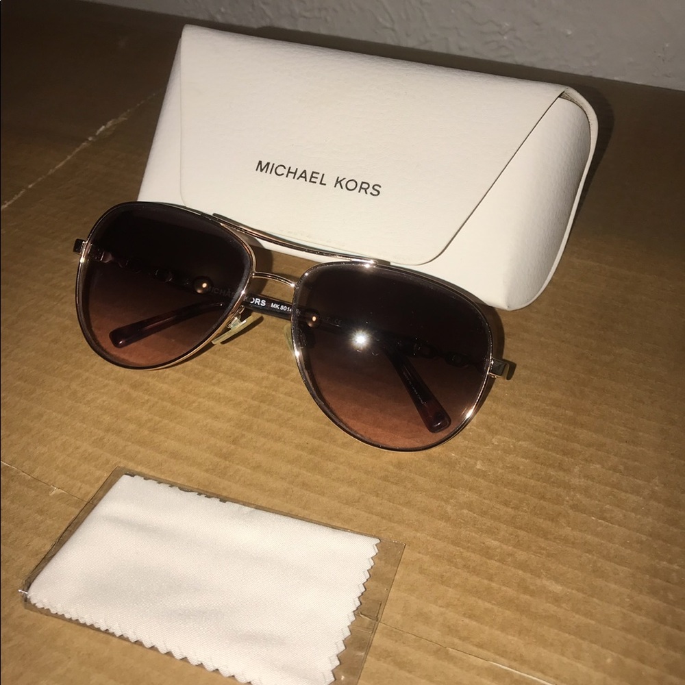 Michael Kors Women’s Aviator Sunglasses